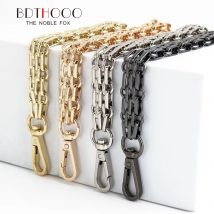 40–160 cm Metallkette, Stahltasche, Ersatz-Schultergurt für Handtasche, Geldbörse, Griff