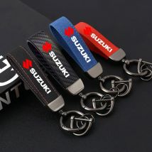 Car Keychain Ring  Leather Zinc Alloy Key Chain Universal Luxury for Suzuki Grand Vitara ALTO Ciaz IGNIS Jimny Jeemny Accessorie