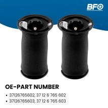 Bolsa de resorte de suspensión neumática trasera, izquierda y derecha, para BMW serie 5, E61, 37126765602, 2 unidades