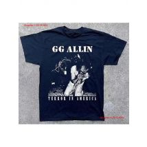 Rare GG Allin Terror in America T shirt All Size S to 5XL 5HRC167 vintage Washed Stylish Versatile Breathable streetwear homme