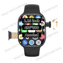 Reloj CD99 X 5G smartwatch Reloj inteligente AMOLED 5G LTE de 2,29 pulgadas con 180 °   Cámara giratoria GPS WiFi Ranura para tarjeta SIM Monitoreo de salud