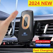 Auto kabelloses Ladegerät Auto Auto halterung Telefon halter stehen für iPhone 15 14 13 x Samsung Xiaomi Infrarot Induktion 15W Schnell ladung