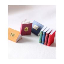 4pcs Dollhouse Miniature Mini Small Books Model Furniture Accessories Pretend Toy Dolls  Decoration Kid Gift