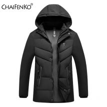 Winter Warm Halten Mode Mann Parkas 2024 Winddicht Verdickung Einfarbig Große Tasche Mäntel Neue Abnehmbare Hut Freizeit Mann Jacken