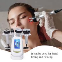 4 IN 1 Ultraschall 40K Kavitation Vakuum Maschine Körper Abnehmen Gesichtsmassagegerät Cellulite und Fett Gewichtsverlust Schönheit Haut straffen