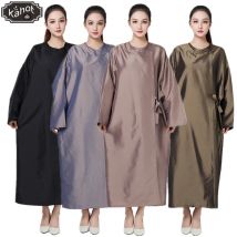 Salon Client Gown Robe Smock Kimono Hairdressing Professional Cape Dress Beauty SPA Hotel Barber Guest Clothes Night-gown Wrap