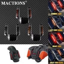 Motorrad LED Kotflügel Hinten Verlängerung Fascia Für Harley Touring Street Glide Road Glide FLHX