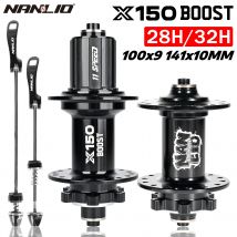 2024 NEUE Fahrradnabe Nanlio X150 BOOST QR 141x10MM Mountainbike-Nabe 6 Doppelte 150T 28/32Loch 141x5MM HG MS XD 8 9 10 11 12Gang