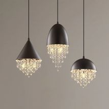 Dinning K9 Crystal Chandelier Designer Golbe LED Tassel Lamp For Exhibition Hall Restaurant Living Room Decor Luxury Hanglamp