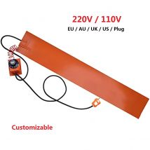 110V/220V Silicone Rubber Heating Pad Belt for Guitar Side Bending Electric Heater Plate Knob Temperature Controller Thermostat