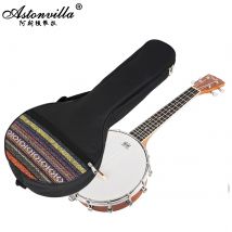 4-saitige Banjo Gigbag Konzert ethnischen Stil sowie Baumwolle Trage tasche Fall Banjo Ukulele Rucksack Musik instrument Zubehör