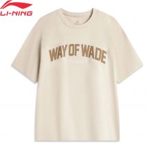 Li-ning-Camiseta deportiva de la serie Wade para hombre, camiseta transpirable de corte Regular con forro de manga corta, cómoda camiseta de ocio AHSU173