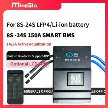 Jikong 8s-24s li-ion 24v 48v lfp4 14s 16s 15s 150a 1a 2a aktiver Ausgleich Smart Support Bluetooth