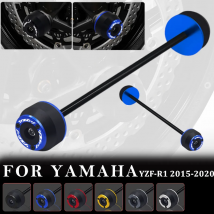 Nuovo per YAMAHA YZFR1 YZF-R1 R1M 2015-2020 2021 moto CNC + POM anteriore posteriore ruota Slider forcella asse Crash Protector Pad