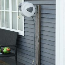 DURHAND avvolgitubo ad aria compressa retrattile connettore 15 m