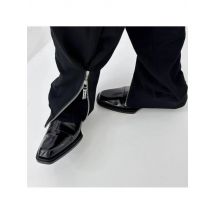 2025 High Top Chelsea Tip Inner Height Increase Men's Casual British Short Thick-soled Sneakers Chelsea Boots