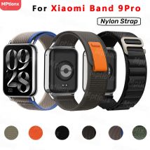 Nylon-Schlaufenarmband für Xiaomi Band 9 Pro, verstellbares elastisches Armband, Armband für iWatch Mi Band 9 Pro, Handgelenkband-Zubehör