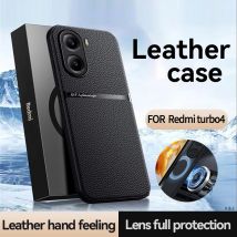 Für Mi Poco X7 Pro Luxus Magnetische Leder Einfarbig Telefon Fall Für Mi Poco X6 F6 Pro M6 Stoßfest Zurück abdeckung