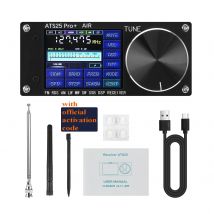 HAMGEEK ATS25 Pro + Supporta Bluetooth Wifi AIR band FM SW SSB MW LW AIR SDR Ricevitore Ricevitore banda aeronautica firmware 4.2 SI5351