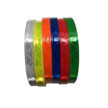 1 Zoll PVC-Mikro prisma reflektieren des PVC-Band Nacht warnung Sicherheit Näh material Verkehr Kleidungs stück Zubehör