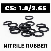 CS 1,8/2,65 mm O-Ring-Dicke Querschnitt NBR Nitrilkautschuk-Dichtung Gummi-Unterlegscheibe Ring Großhandel in Spezifikationen