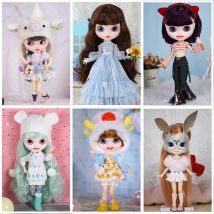 ICY DBS Blyth Doll 1/6, ropa, vestido de princesa con cuerpo articulado, ropa informal, juguete para regalo