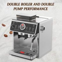 Itop ATC-11 3in 1 halbautomat ische Espresso maschine mit Mühle Milchschaum Doppel pumpe Doppel kessel pid + ntc für Espresso Cappuccino