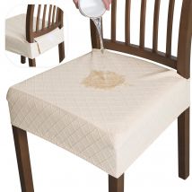 1PC Wasserdichte Stretch Jacquard Stuhl Sitzbezüge Waschbar Anti Schmutzig Esszimmer Sitzbezug für Home Hotel Bankett