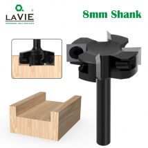 Lavie 8mm Schaft fräser mit Fräser Hartmetall Holz bearbeitungs bohrer 4-Flügel Hobel bohrer x08d4062bk