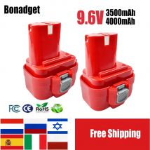 Bonadget per Makita PA09 Batteria 9.6V 3500mAh/4000mAh Batteria Ricaricabile per 9120 9122 9134 9135 9135A Trapano Strumenti Bateria