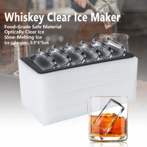 Clear Silicone Ice Cube Tray Mold, Food Grade, Cocktail, Whiskey, New Arrivals, 2024