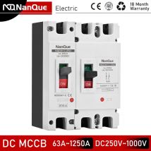 DC 250V/500V/750V/1000V MCCB Leistungsschalter Solart PV System Kurzschlussschutz Batterieschalter 150A 200A 300A 400A
