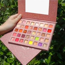 Multifunktionale 40-Farben-Schimmer-Lidschatten-Make-up-Palette, mattes Lidschatten-Puder, hochglänzende Pailletten, nacktes Glitzer-Augen-Make-up