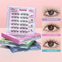 Kleberfreie Wimpern-Cluster Zero Touch Feeling High-End-Bond-Wimpern Ultradünne Blechserie Falsche Wimpern Segmentierte Wimpern