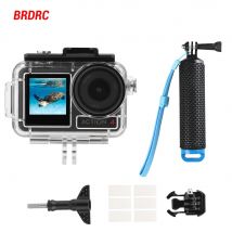 BRDRC 60M Custodia impermeabile per DJI Action 5 Pro/Osmo Action 4 Custodia subacquea Custodia protettiva Accessori per fotocamera