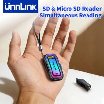 Lettore di Schede SD e MicroSD Unnlink USB-C a SD TF 3.0, Adattatore per Schede di Memoria per Telefono/Tablet/PC, per Leggere Schede di Droni e Action Camera