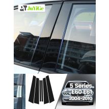 For BMW 5 Series E60 E61 2004-2010 2005 2006 2007 Bright Black Carbon Fibre Window Door B C Sticker
