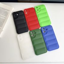 Modische Daunenjacke-Hülle für iPhone 15 16 Pro Max, weiches Puff-Silikon für iPhone 15 16 Plus, Rückseite, Handyhülle