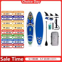 Funwater Stand Up Paddle Board Tavola da surf Gonfiabile Stand Up Paddle Board Tavola da surf Sup con accessorio Carico massimo 330 libbre