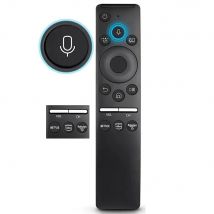 BN59-01330B Telecomando vocale per Samsung Smart TV LED QLED 4K 8K UHD HDR curvo con Netflix, Prime Video, pulsante TV Rakuten
