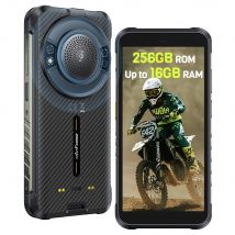 Ulefone RugKing 4G Rugged Smartphone Android 15 Up to 16GB RAM+256GB ROM 9600mAh NFC 5.99" Display Loud Speaker Waterproof Phone