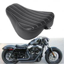 Für Harley Sportster 48 XL1200X72 XL1200V 2010-2015 Motorrad Vorne Fahrer Sitzkissen Schwarz Leder Kissen Pad Zubehör