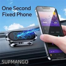 360° drehbarer magnetischer Autotelefonhalter, magnetisch, Smartphone, unterstützt GPS, faltbare Telefonhalterung im Auto für iPhone, Samsung, Xiaomi