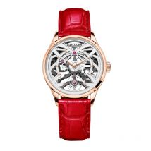 AGELOCER Original Schwarzwald Uhr Damen Luxus Automatische Mechanische Uhr Geburtstagsgeschenk für Frauen