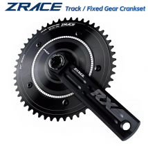 ZRACE RX Kettenfahrräder / Kurbelgarnitur mit festem Gang, BCD144, 46T 47T 49T 50T, 165 mm / 170 mm / 172,5 mm / 175 mm
