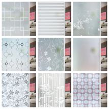 Frosted Self Adhesive Glass Window Film Privacy Protection Vinyl for Stained Glass Window Sticker Heat Insulation
