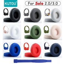 KUTOU Cuscinetti Per Beats Solo 2 Solo2 Cuscino auricolare Solo 3 Solo3 Cuffie Cuscinetti auricolari Parti di ricambio Auricolare Cuscinetto in schiuma
