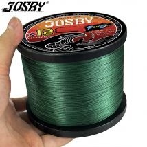 Josby 12 Stränge Angels chnüre 300m/500m/1000m/m x 12 Webart Fliegen karpfen Draht Pesca Japan Pe Multi filamento geflochtene Schnur Tackle