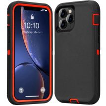 Funda 3 en 1 de armadura resistente a prueba de golpes y polvo para iPhone 15 14 13 12 11 16Pro MAX MINI XSMAX XR X XS SE 6 7 8 PLUS