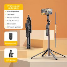 FGCLSY 1850mm Wireless Selfie Stick Stativ Faltbare Einbeinstativ Mit Led-Licht Für Smartphones Balance Steady Shooting Live